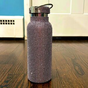 Blinged Purple Water Bottle